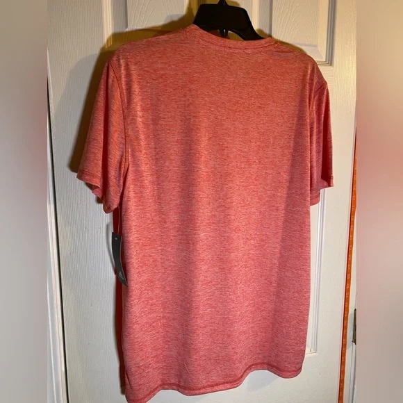 Adidas Golf Men's Sz M T-Shirt (Semi Turbo Peach) Tech Tee Heather NWT MSRP $30 - Picture 4 of 6